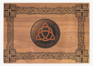 triquetra cutting board - symbols of friendship
