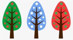 Christmas Tree Border Clipart - Christmas Holidays Clip Art