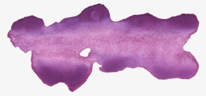 24 Purple Watercolor Brush Stroke - Purple Watercolor Brush Png