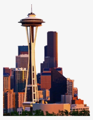 Poster: Pictures' Space Needle, 41x41in.