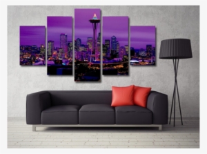 Seattle - Wall Art Floral Design For Living Room Glass Paintings