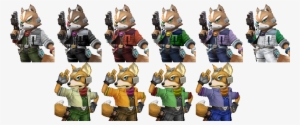 Alternate Costumesedit - Fox Skins Smash 4