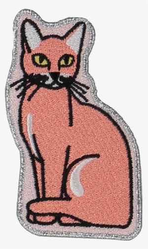 Sitting Cat Sticker Patch - Cat