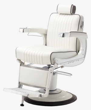 225 Elite White Elegance Barber Chair - Takara Belmont 225 Elite Barber Chair White