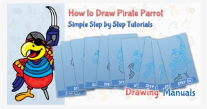 How To Draw Pirate Parrot - Drawing