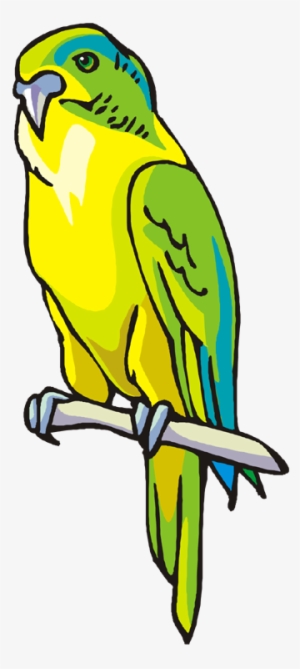 Free Parrot And Macaw Clipart - Green And Yellow Parrot Clip Art