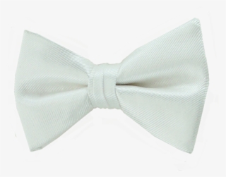Picture Of Simply Solid White Bow Tie - Satin