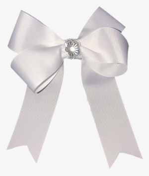 Large Wedding White Bow With Tails Featuring A Beautiful - Present