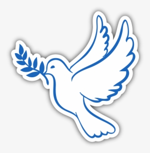 Peace Dove Bumper Sticker - Espiritu Santo Bautizo Png Transparent PNG