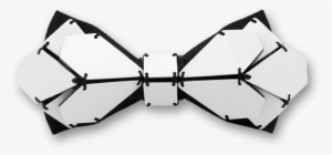 Geometry Little Bee In Black White Bow Tie - Bow Tie