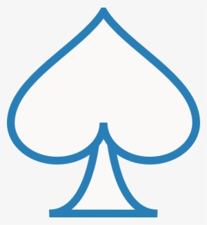 Blue Spade Svg Clip Arts 546 X 594 Px
