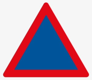 Open - Red And Blue Triangle