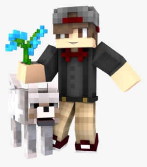 Minecraft Dog Png Clip Library Stock - Video Game