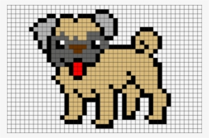 Pug Pixel Art - Pixel Art Pug