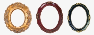 Frame, Carved, Oval, Gold, Design - Decorative Arts