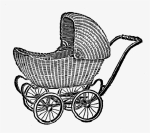 Digital Baby Carriage Downloads - Digital Stamp