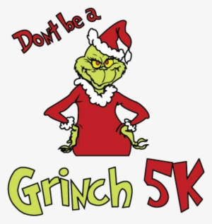 Cropped Cropped Grinch 5k Logo 1 - Grinch Inspired Cupcake Toppers