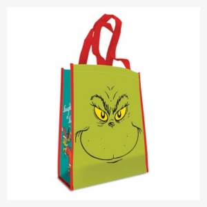 More Views - Dr. Seuss Grinch Naughty Or Nice Small Recycled Shopper