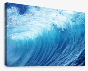 Inside Glassy, Blue Wave Curling Over, Closeup Canvas - Great Big Canvas Vince Cavataio Premium Thick-wrap