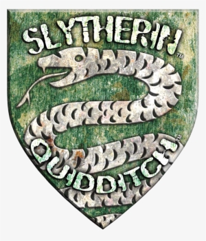 Badge12 Deepr Hpe3b With Text - Logo Slytherin