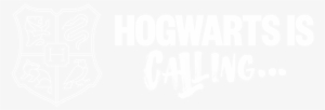 Hogwarts Is Calling - Oxford University Logo White