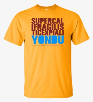 Super Calif Fragilistic Expiali Yondu - Hugo Boss T Shirt Orange