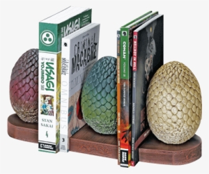 Game Of Thrones Dragon Egg Bookends Daenerys Targaryen - Game Of Thrones Book Series Leather