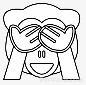 Chimp Drawing Family - Imagenes De Emojis De Caca Para Dibujar