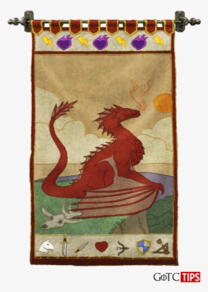 Game Of Throne Conquest Dragon Graphics Tapestry - Craft
