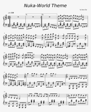 Nuka-world Theme Sheet Music 1 Of 2 Pages - Scared To Be Lonely Partitura Violin