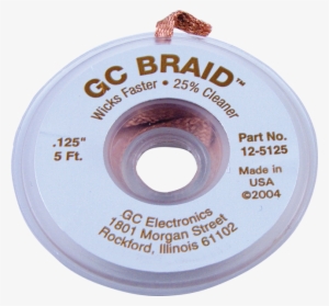 Gc Braid, Multiple Sizes - Solder Wick, 0.075 Diameter