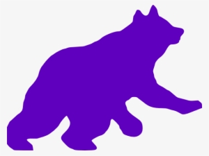 Purple Bear Svg Clip Arts 600 X 450 Px