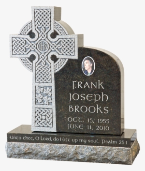Kopf Brooks Monument - Headstone With Celtic Cross