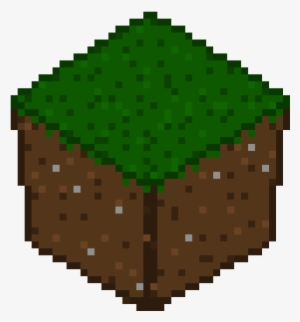 Minecraft Grass Block - F2u Pixel Star