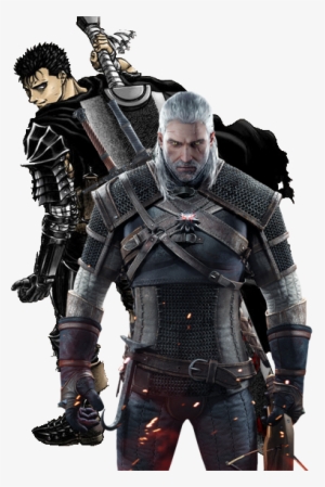 Guts Vs Geralt Of Rivia - Póster The Witcher - Wild Hunt, (61 X 91,5 Cm)
