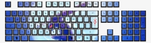 Choose Your Keycap Colors - Giclee Painting: Retro Squares Pattern, 41x41in.