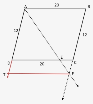 Draw A Line Tf, Parallel To Ab, Such That T Lies On - Diagram