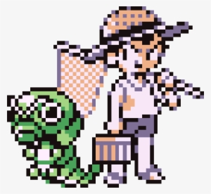 A Bug-specialist Pokémon Trainer And A Caterpie - Bug Catcher Pokemon Trainer