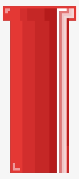 Pixilart Red Pipe By - Flappy Bird Pipe Png