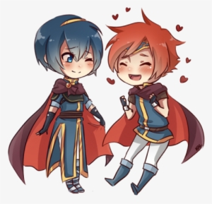after seeing the colour palettes of marth's in ssb4, - cute roy and marth