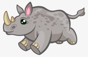 Rhino Clipart Real - Rhinoceros Clipart Png