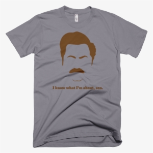 Parks And Rec Ron Swanson T-shirt - Guy Fawkes, Anonymous, Protest, V For Vendetta, Hacker,