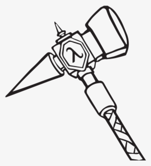 Hammer-outline - Cartoon