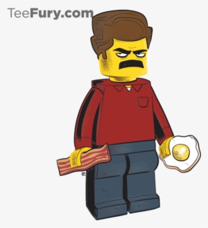 Check Out Today's Tee Fury Shirt Lego Ron Swanson Fyi - Teefury