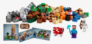 Lego Minecraft Crafting Box - Lego Minecraft Creative Adventures Crafting Box Set