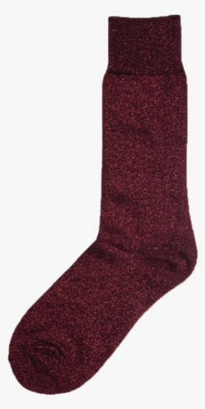 Picture Of Red Sparkle Sock - Uniqlo Maroon Socks