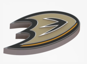 Anaheim Ducks Logo 3d Print - Anaheim