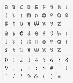 Font Characters - Telecharger Caractere Police Tribal
