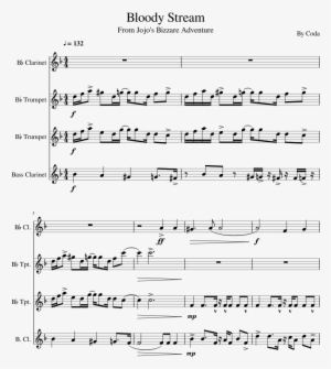 Bloody Stream Sheet Music Composed By By Coda 1 Of - Music