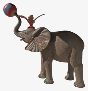 Circus Elephant Png Svg Black And White Download - Elephant In A Circus Png